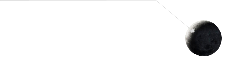 Mission icon with connecting line